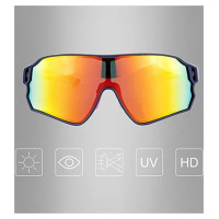 Rockbros 10134PL Polarized Cycling Glasses - Blue and Pink