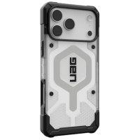 UAG Pathfinder Clear MagSafe Case for iPhone 17 Pro Max - White and Gray
