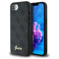 Guess 4G Script Logo MagSafe case for iPhone 16e - black