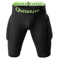 Qunature Ski Hip Protectors - Basic L Skis, Snowboard, Skates - Black