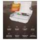 Mikrotik Switch|MIKROTIK|netPower Lite 8P|PoE ports 8|120 Watts|CSS610-8P-2S+OUT