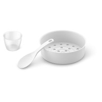 Philips 3000. sērijas Mini rīsu vārāmais katls, pelēks - HD3093/80