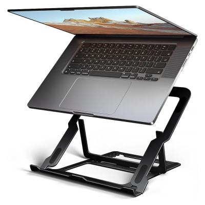 Axagon STND-LAB ALU stand for 10" - 17,3" laptops, 8 adjustable angles, black