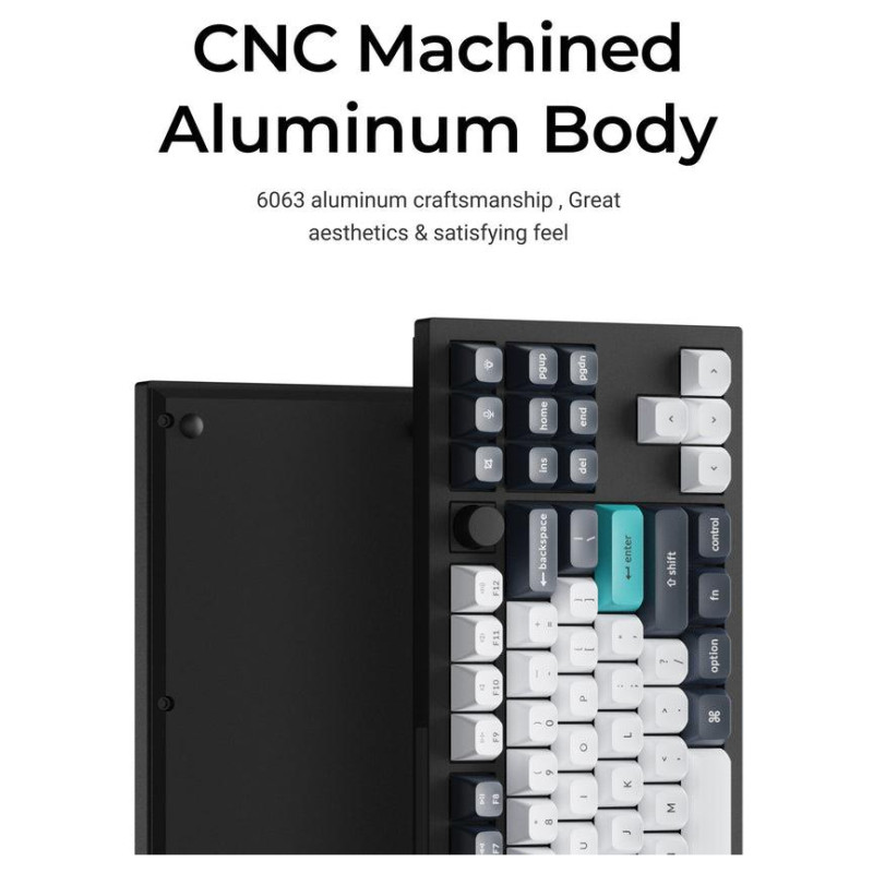 Keychron KEYBOARD WRL Q3 MAX RGB/CARBON BLACK Q3M-M4 KEYCHRON