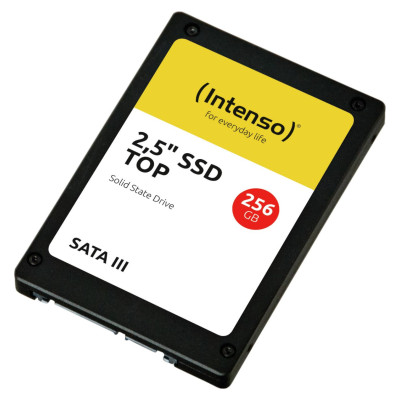Intenso SSD|INTENSO|256GB|SATA 3.0|SLC|Write speed 500 MBytes/sec|Read speed 520 MBytes/sec|2,5"|3812440