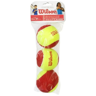 Wilson Starter Red Junior Tennis Balls 3 pcs