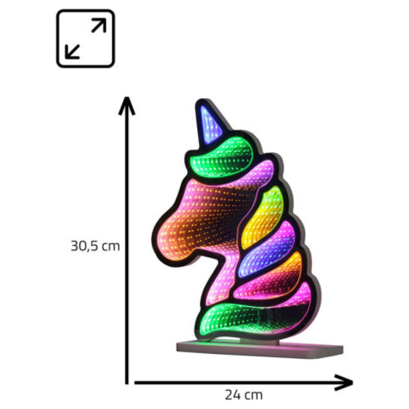 Manta MASNL134MT  Style Neon Lights UNICORN With A Tunnel Effect