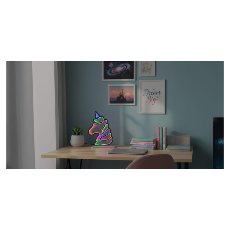 Manta MASNL134MT  Style Neon Lights UNICORN With A Tunnel Effect