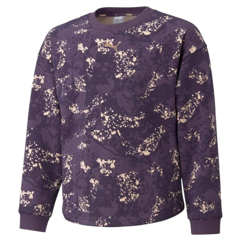 Puma Alpha AOP Crew FL Jr 589241 16 (140 cm)