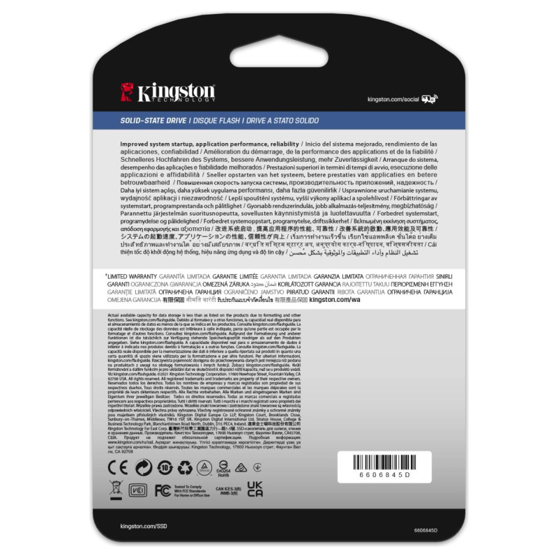 Kingston SSD|KINGSTON|DC600M|960 GB|1752xTBW rating|MTBF 2000000 h|Read speed 560 MB/s|Write speed 530 MB/s|Serial ATA III|2.5"|SEDC600M/960G