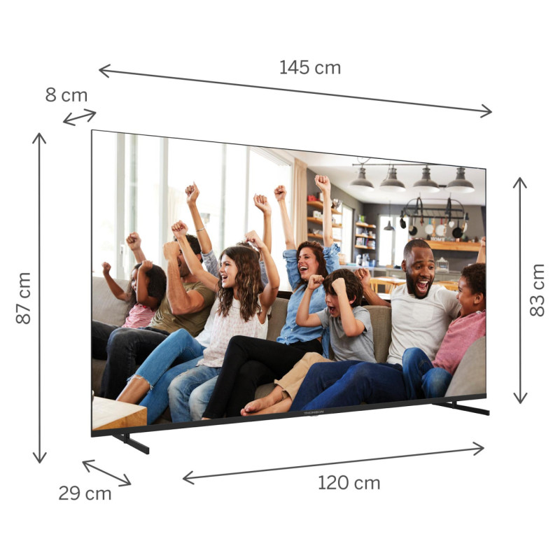 Thomson TV Set|THOMSON|65 "|4K Ultra HD|3840 x 2160 pixels|Flat|16:9|LED|65UG4S14