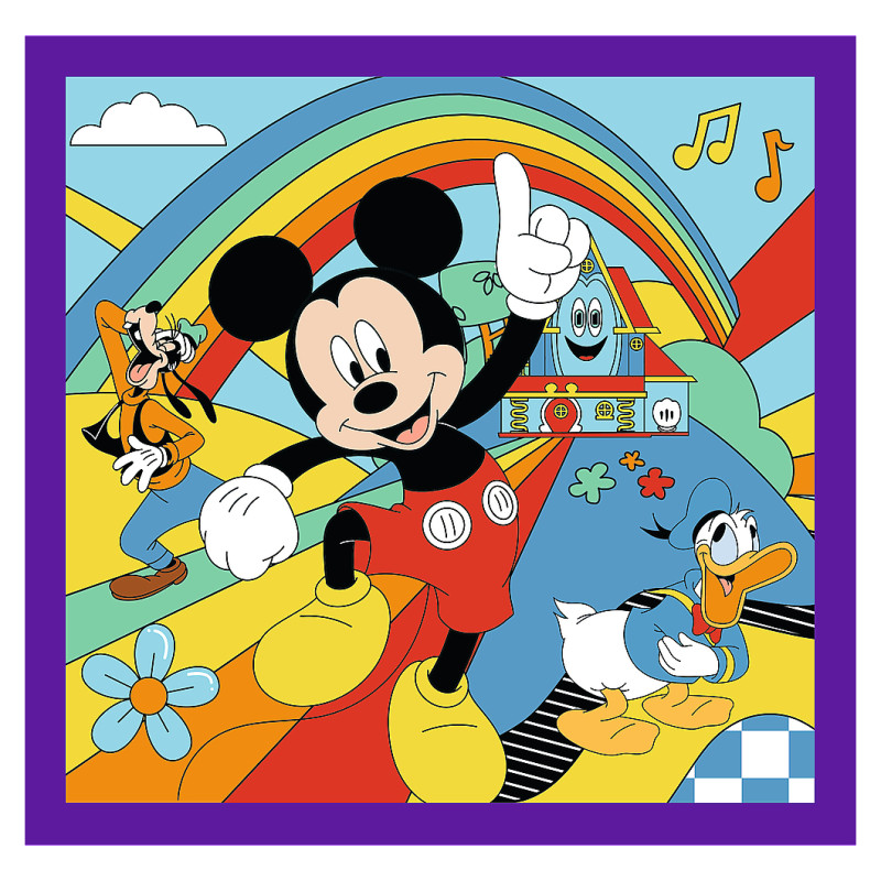 Trefl DISNEY Pužļu komplekts 3in1 Mikipele