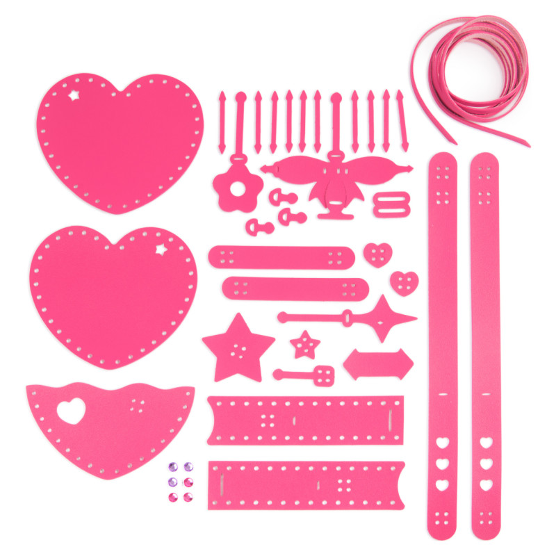 Cool Rotaļu komplekts Rozā sirds somiņa