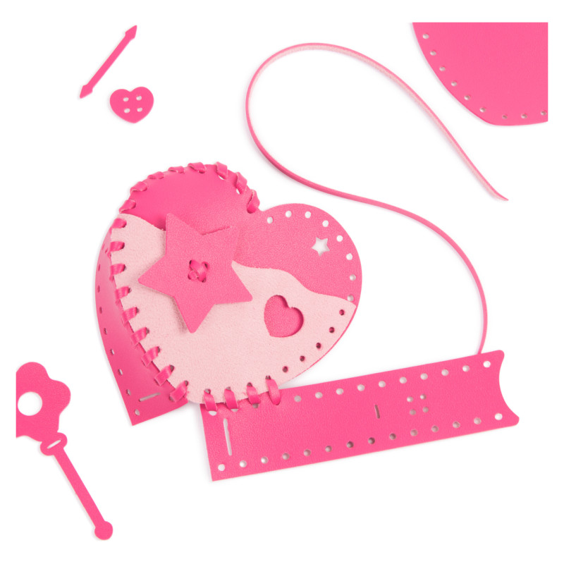 Cool Rotaļu komplekts Rozā sirds somiņa