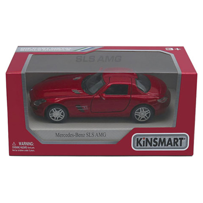 Kinsmart Die-Cast modelis Mercedes-Benz SLS AMG, izmērs 1:38