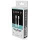 Aeno Replacement toothbrush heads, White, Dupont bristles, 2pcs in set (for ADB0003/ADB0005 and ADB0004/ADB0006)