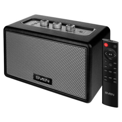 Sven Speaker SVEN HA-950, black, MDF, PU leather (60W, Bluetooth, USB, Micro SD, Remote)