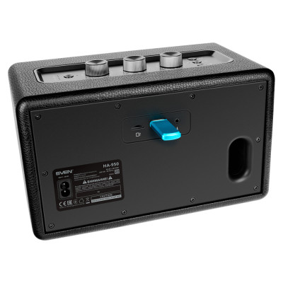 Sven Speaker SVEN HA-950, black, MDF, PU leather (60W, Bluetooth, USB, Micro SD, Remote)