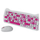 Canyon HSET-W6 EN Keyboard+Mouse Kitty Edition AAA+АА Wireless Pink