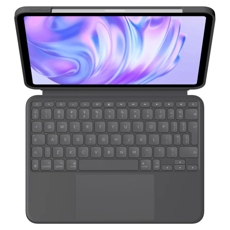 Logitech Combo Touch iPad Pro 11-inch (M4) - GRAPHITE - PAN - NORDICS-517 - IPAD PRO 11-INCH (M4)