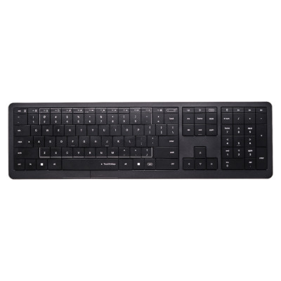 Clevetura CLVX 1 Touch-On-Keys AI Wireless Keyboard, ANSI US Windows Layout, Scissor Switches, Aluminum Chassis, Interactive RGB, Windows/Linux/MacOS support