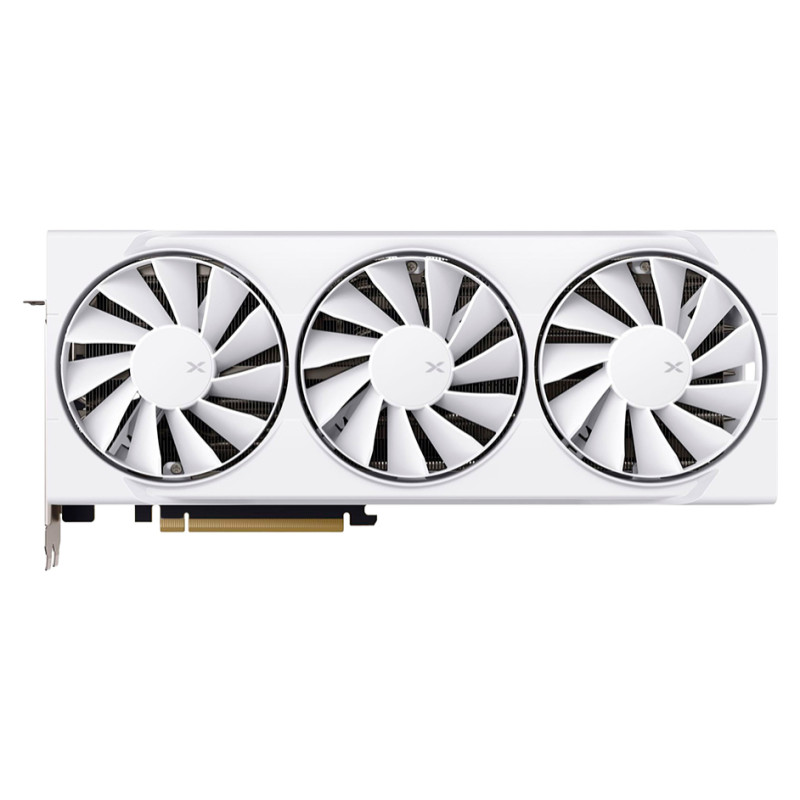 XFX Swift AMD Radeon RX 9070XT White Triple fan Gaming Edition with 16GB GDDR6 HDMI 3xDP, AMD RDNA 4