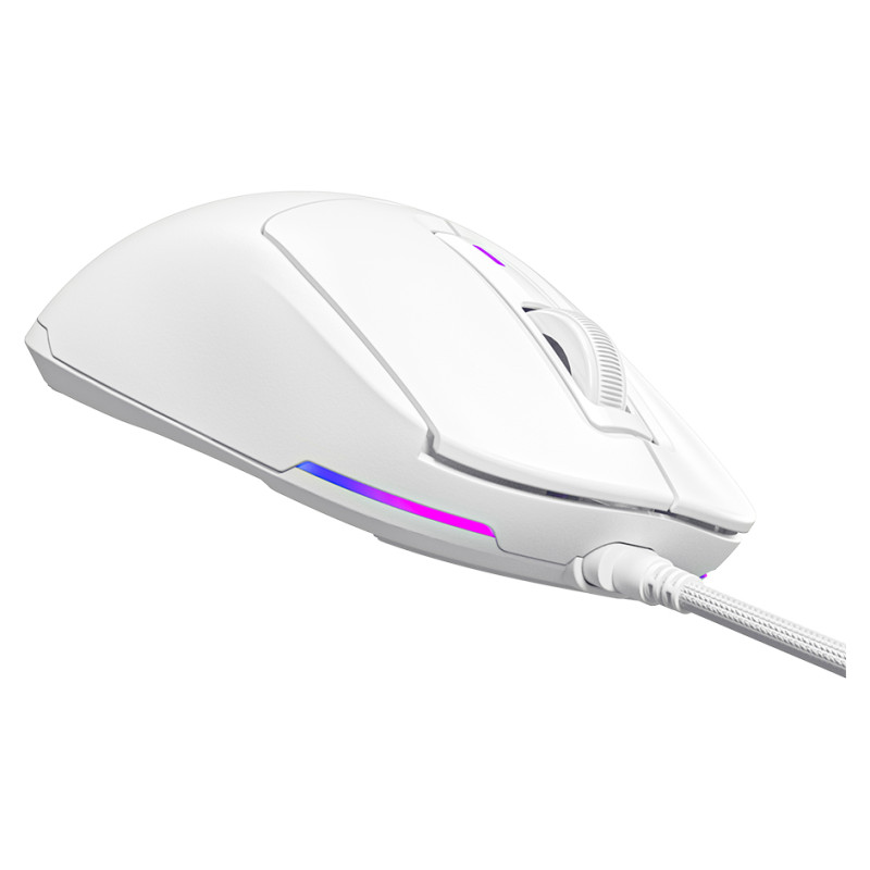 Lorgar MSA10, Ultralight Wired Gaming Mouse Advanced, white