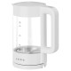 Aeno Electric Kettle, white, 220-240V, 1850-2200W, 1.7L, Keep warm 30 min, 40,60,80,90,100, console in Handle