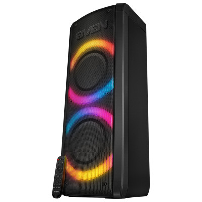 Sven Speaker SVEN PS-710, black (100W, TWS, Bluetooth, FM, USB, microSD, LED-display, 4400mA*h)