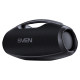 Sven Portable speaker SVEN PS-990, black, power output 180W (RMS), TWS, Bluetooth, RGB backlight, Waterproof (IPx7), USB, Lithium battery, Battery life &ndash; up to 16 hours