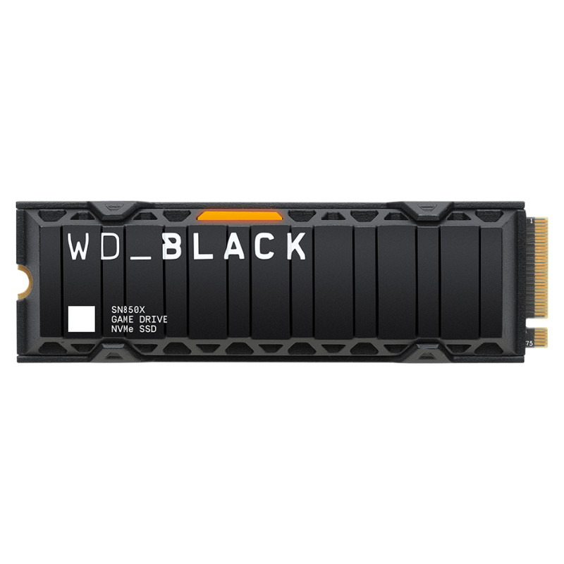 Western Digital WD SSD Black SN850X HeatSink 2TB M.2 2280 PCIe Gen4 x4 NVMe