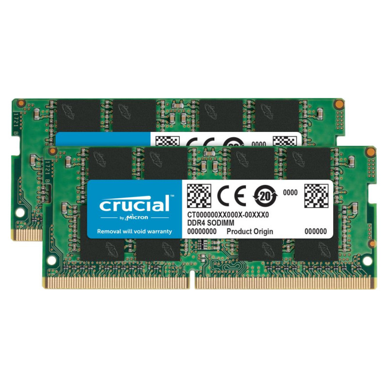 Crucial NB MEMORY 32GB PC25600 DDR4 SO/KIT2 CT2K16G4SFRA32A CRUCIAL