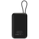 Canyon power bank OnPower 101 built-in cable 10000 mAh PD22.5W Black
