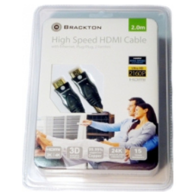 Brackton HDMI Male &ndash; HDMI Male 2m 4K