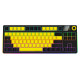 Lorgar KBP70TKLW, Wireless TKL Mechanical Gaming Keyboard Pro, Black/yellow, EN layout
