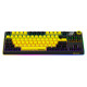 Lorgar KBP70TKLW, Wireless TKL Mechanical Gaming Keyboard Pro, Black/yellow, EN layout