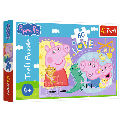 Trefl PEPPA PIG Puzle Peppa, 60 gab.
