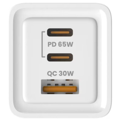 Savio Lādētājs Savio GaN 65W + USB Type-C - USB Type-C 1m Cable