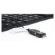 Gembird KEYBOARD FLEXIBLE USB ENG/BLACK KB-109F-B GEMBIRD