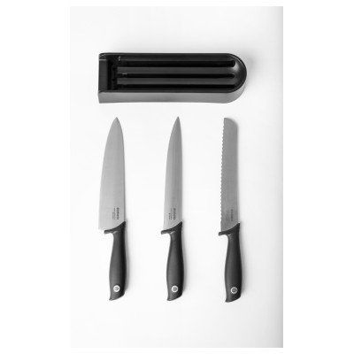 Brabantia Atvilktņu nažu bloks un naži Tasty+, Dark Grey - 123023