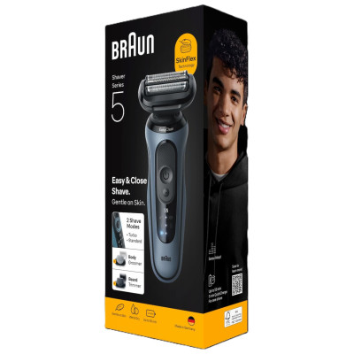 Braun Series 5 skuveklis, gai&scaron;i zils - 52-A1650s