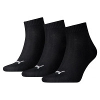 Puma Unisex Quarter Plain 3pak Socks 906978 32/27108000 12 (35-38)