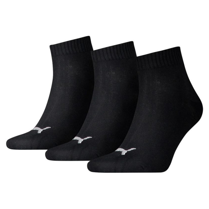 Puma Unisex Quarter Plain 3pak Socks 906978 32/27108000 12 (35-38)