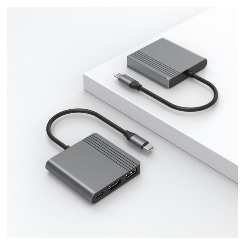 Gembird I/O ADAPTER USB-C TO HDMI/USB3/3IN1 A-CM-COMBO3-05 GEMBIRD
