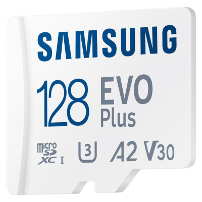 Samsung MEMORY MICRO SDXC EVO+ 128GB/V30 W/A MB-MC128SA/EU SAMSUNG