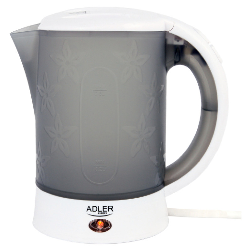 Adler AD 1268 Elektriskā tējkanna ar 2 krūzēm un 2 karotēm komplektā 0.6L 600W