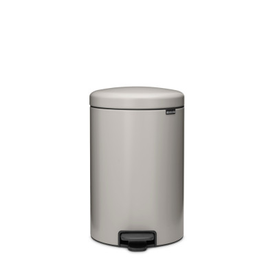 Brabantia atkritumu tvertne ar pedāli NewIcon, 20 l, Soft Grey - 254406