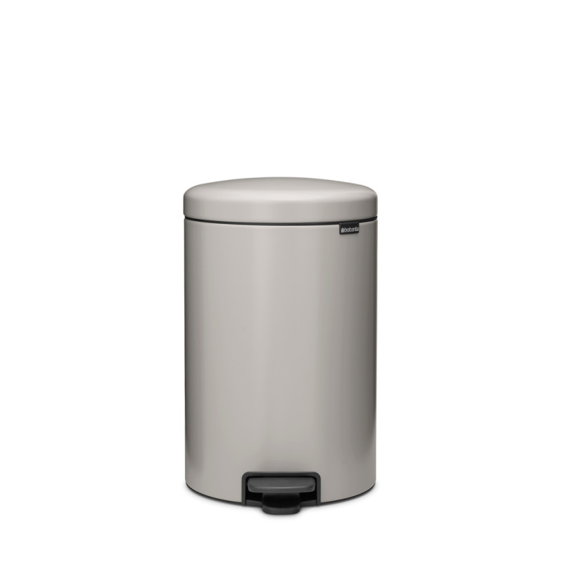 Brabantia atkritumu tvertne ar pedāli NewIcon, 20 l, Soft Grey - 254406