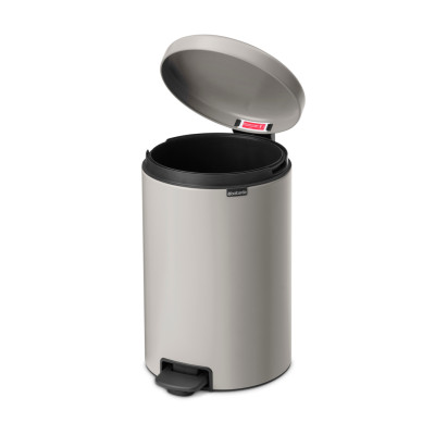 Brabantia atkritumu tvertne ar pedāli NewIcon, 20 l, Soft Grey - 254406