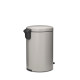 Brabantia atkritumu tvertne ar pedāli NewIcon, 20 l, Soft Grey - 254406